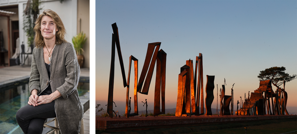 Valérie Goutard, Val, has founded her sculpture studio Figures & Sala in 2011. She created there Du chaos à la sagesse one of the largest bronze sculptures in the world. Val is one of the top ten French contemporary sculptors of history.